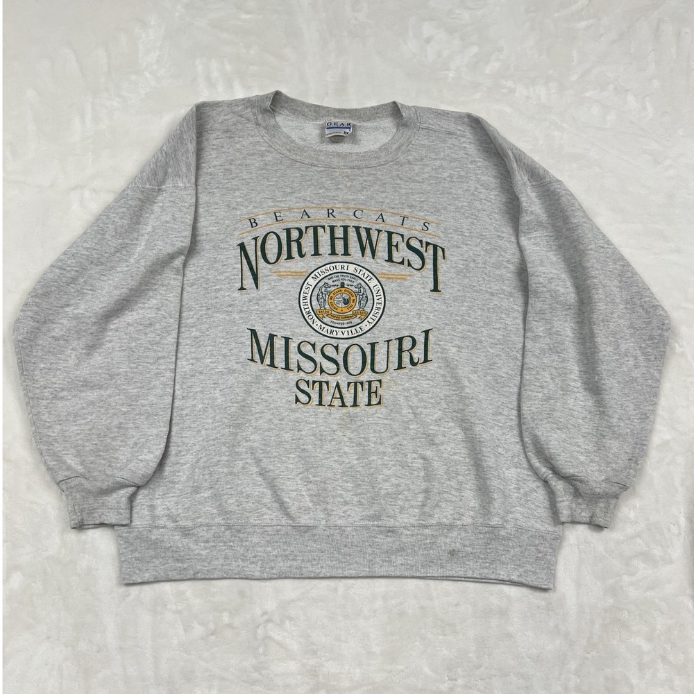 Gear for Sports Sweatshirt Mens XXL Gray Northwest Missouri State Bearcats USA